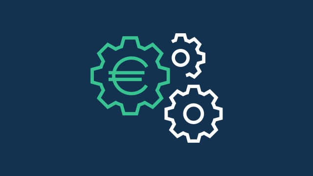LBBW-Icon Euro Zahnrad