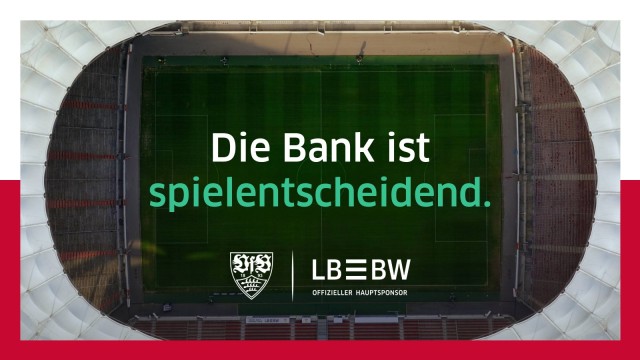 Die Bank istspielentscheidend - VfB Stuttgart und LBBW